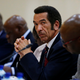 Got my eye on you. Former Botswana president Ian Khama